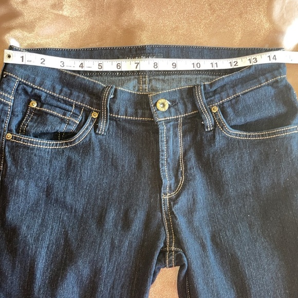 James Jeans Dry Aged Denim Twiggy in Black Cat Dark Wash Stretch Ankle Size 28 - Picture 14 of 16